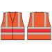 Beeswift High Visibility Vest Orange/Red 3XL BSW31619