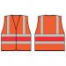 Beeswift High Visibility Vest OrangeRed 3XL HVVA2R3XL BSW31619