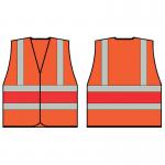 Beeswift High Visibility Vest OrangeRed 4XL BSW31621