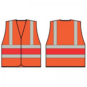 Beeswift High Visibility Vest OrangeRed 4XL HVVA2R4XL BSW31621