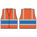 Beeswift High Visibility Vest Orange/Royal Blue 3XL BSW31635