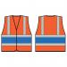 Beeswift High Visibility Vest OrangeRoyal Blue 3XL HVVA2RB3XL BSW31635