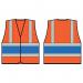 Beeswift High Visibility Vest OrangeRoyal Blue 4XL BSW31637