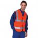 Beeswift High Visibility Waistcoat Full App G Red S WCENGRES BSW31689