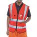 Beeswift Executive High Visibility Waistcoat Red S WCENGEXECRES BSW31709