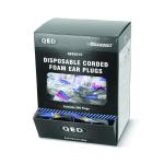 QED Corded Disposable Earplug SNR39db (Pack of 200) QED301C BSW32213