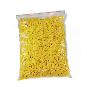 Beeswift QED301 Earplugs Bulk Pack SNR 39 Yellow (Pack of 500) QED301BP BSW32410