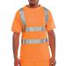 Beeswift Crew Neck High Visibility T-Shirt Orange S BSCNTSENORS BSW33446