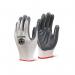 Beeswift Nitrile PC Polyester Gloves Grey Large (Pack of 10) EC7NGYL BSW33462