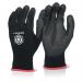 Beeswift PU Coated Gloves (Pack of 10) Black M BSW33468