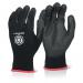 Beeswift PU Coated Gloves Black Medium (Pack of 10) EC9NBLM BSW33468