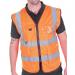 Beeswift Executive Mesh Waistcoat Orange XS BSW33907