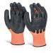 Beeswift Cut Resistant Fully Coated Impact Gloves 1Pr Orange M GZ61ORM BSW33960
