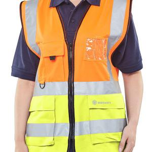 Image of Beeswift Two Tone Executive Waistcoat BSW33974