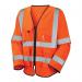 Beeswift PKJ Executive Sleeved Vest Orange 4XL PKJEXECOR4XL BSW34032