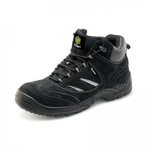 Beeswift Click Lace Up S1 Safety Trainer Boots 1Pr Black 10.5