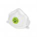 Beeswift P2 Vented Mesh Cup Respirator Mask Valved (Pack of 10) White BSW34148