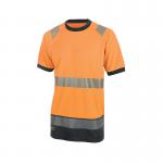 Beeswift High Visibility Short Sleeve T-Shirt OrangeBlack 3XL HVTT001ORBL3XL BSW34353