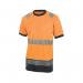 Beeswift High Visibility Short Sleeve T-Shirt OrangeBlack M HVTT001ORBLM BSW34356