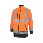 Beeswift High Visibility Two Tone Softshell Jacket OrangeBlack 3XL BSW34438