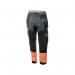 Beeswift High Visibility Two Tone Trousers OrangeBlack 33S HVTT080ORBL44S BSW34462