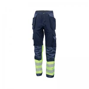 Beeswift High Visibility Two Tone Trousers Saturn YellowNavy 42T