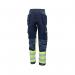 Beeswift High Visibility Two Tone Trousers Saturn YellowNavy 44R HVTT080SYN44 BSW34507