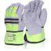 Beeswift Canadian Chrome High Quality High Visibility Rigger Gloves (Pack of 10) BSW34860