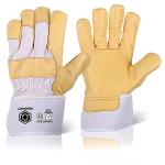Beeswift Canadian Yellow Hide Rigger Gloves (Pack of 10) BSW34865