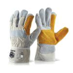 Beeswift Canadian Double Palm High Quality Rigger Gloves (Pack of 10) BSW34869