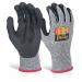 Beeswift Glovezilla Nitrile Palm Coated Gloves 1Pr Grey S GZ01GYS BSW35083