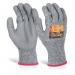 Beeswift Glovezilla PU Palm Coated Gloves 1Pr Grey XL GZ03GYXL BSW35129