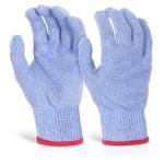 Beeswift Glovezilla Cut Resistant Food Safe Gloves 1 Pair Blue M BSW35157