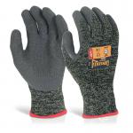 Beeswift Glovezilla LatexPalm Coated Gloves 1Pr Green S GZ09GS BSW35191