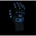 Beeswift Glovezilla Glow In The Dark GID Foam Nitrile Gloves 1 Pair Blue 2XL BSW35203