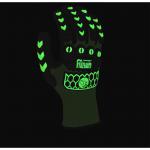 Beeswift Glovezilla Glow In The Dark GID Foam Nitrile Gloves 1 Pair Green L BSW35205
