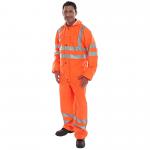Beeswift Bseen PU Breathable Coverall Orange 3XL BSW35250