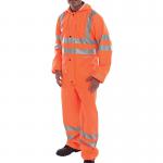 Beeswift Bseen PU Breathable Coverall Orange S PUCORS BSW35256
