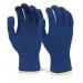 Beeswift Touch Screen Knitted Gloves PolyesterCotton (Pack of 10) Blue XL BSW35464