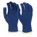 Beeswift Touch Screen Knitted Gloves PolyesterCotton (Pack of 10) Blue 2XL BSW35465