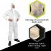 Beeswift CN4013E Disposable Coverall Anti-Static Type 5/6 White L BSW35916