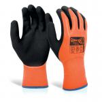 Beeswift Glovezilla LatexThermal Gloves (Pack of 10) Orange S BSW36190