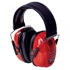 Beeswift QED Ear Defenders SNR 33 Red BSW36425