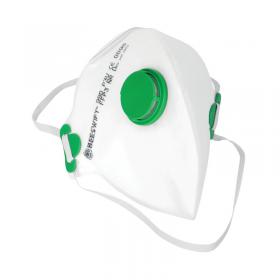 Beeswift P3 Face Mask with Valve Fold Flat White (Pack of 20) BSW36442