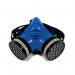 Beeswift Half Mask and ABEKP3 Filter Kit BlueBlack WSBKITABEKP3 BSW36576