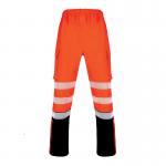 Beeswift Deltic High Visibility Over Trousers Two Tone OrangeBlack S BSW37733