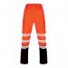 Beeswift Deltic High Visibility Over Trousers Two Tone OrangeBlack M BSW37734