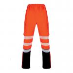 Beeswift Deltic High Visibility Over Trousers Two Tone OrangeBlack L BSDTRTTORBLL BSW37735