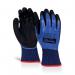 Beeswift Glovezilla Waterproof Thermal Nitrile Gloves (Pack of 10) Blue L BSW38243