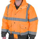 Beeswift Two Tone High Visibility Constructor Bomber Jacket BSW38787